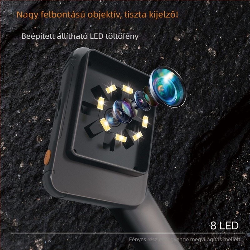Új HM028B kézi digitális mikroszkóp és megfigyelő nagyító, 2-az-1-ben, 2,8 hüvelyk