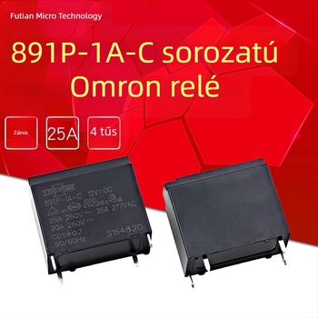Matsukawa nagy teljesítményű relé 891P-1A-C-12VDC NO 4-tűs 12V DC