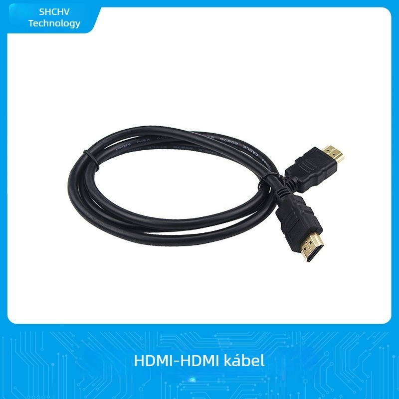 HDMI–HDMI magas felbontású kábel Raspberry Pi 3B+/3B-hez – 1 m a kijelzőhöz
