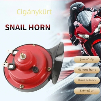 12V univerzális motorkerékpár kürt, kéthangú (magas és mély), vízálló és strapabíró