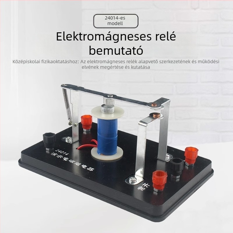 24014 Elektromágneses relé bemutató készlet fizikai kísérletekhez középiskolában