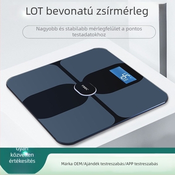 Beiyue Bluetooth testzsír-mérleg ITO bevonattal, otthoni használatra