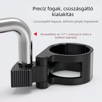 Autó kormányrendszer belső gömbcsuklójának eltávolító eszköze — gömbfej eltávolításához tervezett, többfunkciós kulcs
