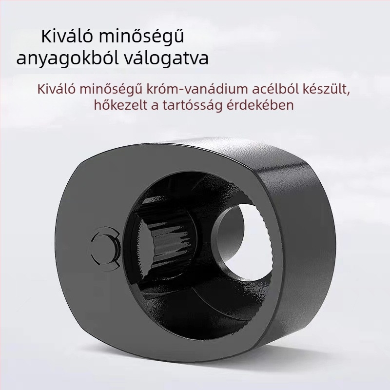 Autó kormányrendszer belső gömbcsuklójának eltávolító eszköze — gömbfej eltávolításához tervezett, többfunkciós kulcs