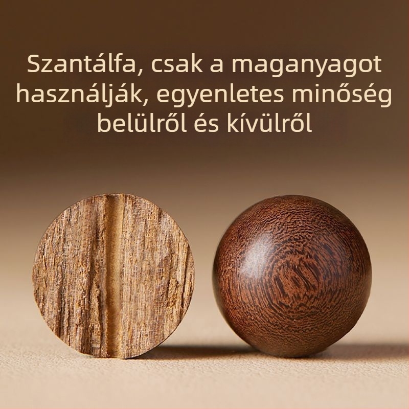 Prémium arany szantálfa karkötő fehér jade Bodhi gyöngyökkel, természetes kézi készítés, 10mm, 120 darabos készlet