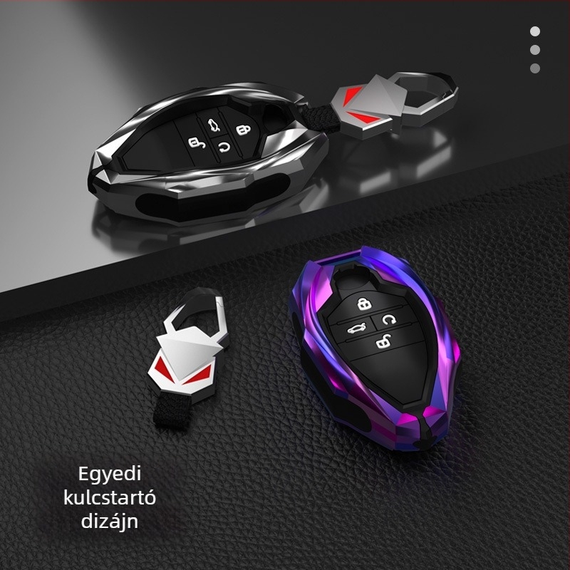 GAC Trumpchi Shadow Leopard kulcstartó tok, 2021–2022 GS8, struccbőr, etnikus stílus