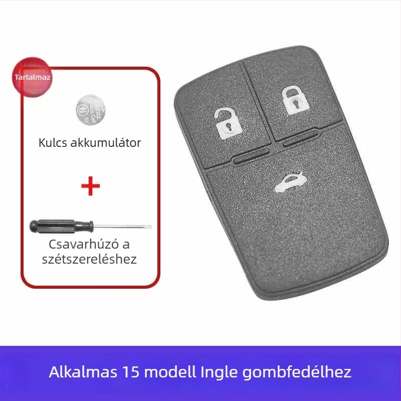 Buick Excelle távirányítós kulcsház (2015–2021), sérült gombok cseréje