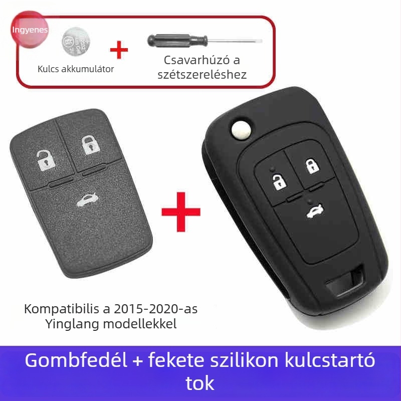 Buick Excelle távirányítós kulcsház (2015–2021), sérült gombok cseréje