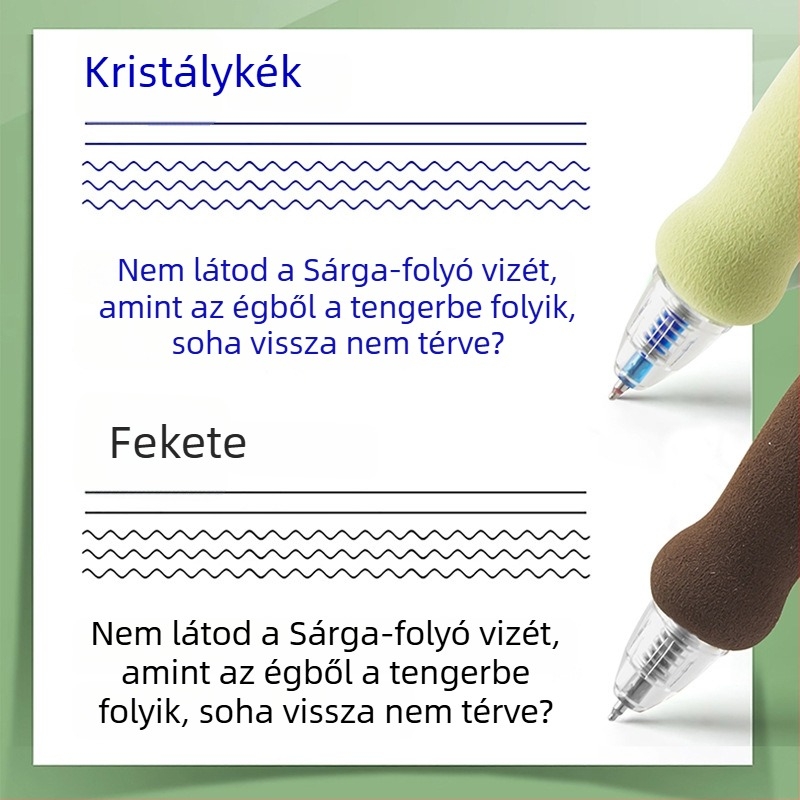 Aishuo kihúzható radírozható toll 0,5 mm kristálykék meleggel törölhető gel tinta utántöltő