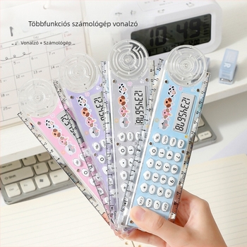30 cm-es vonalzó-számológép – általános iskolai oktatási eszköz