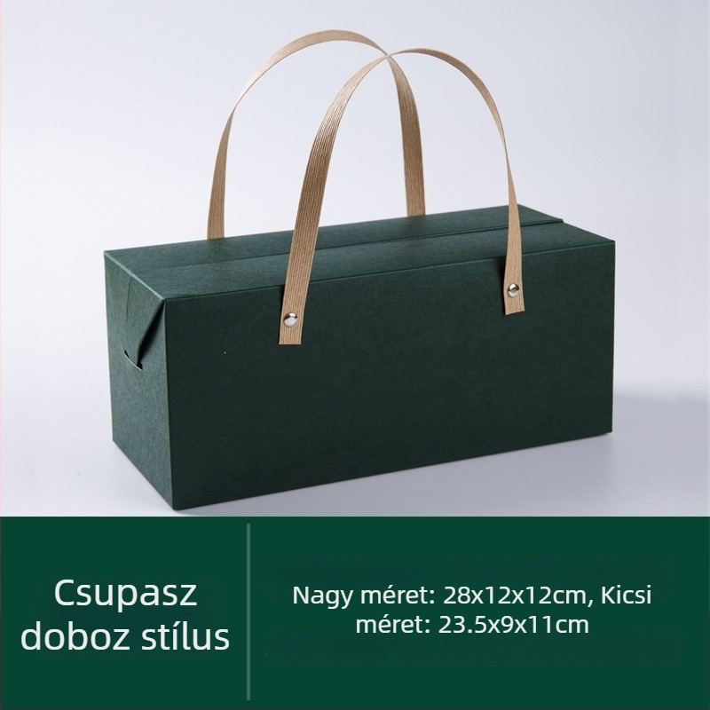 Kraftpapírból készült ajándékdoboz zongzi számára a Dragon Boat Fesztiválra