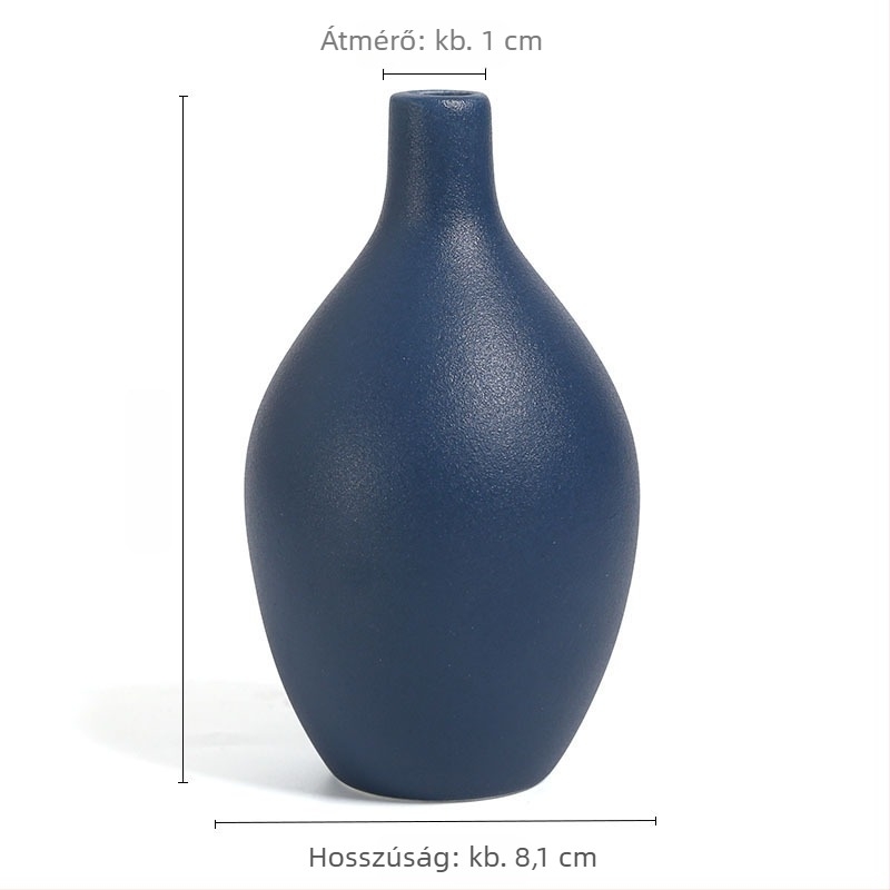 Jane Ermei Ceramics fehér porcelán váza dekoráció otthonhoz