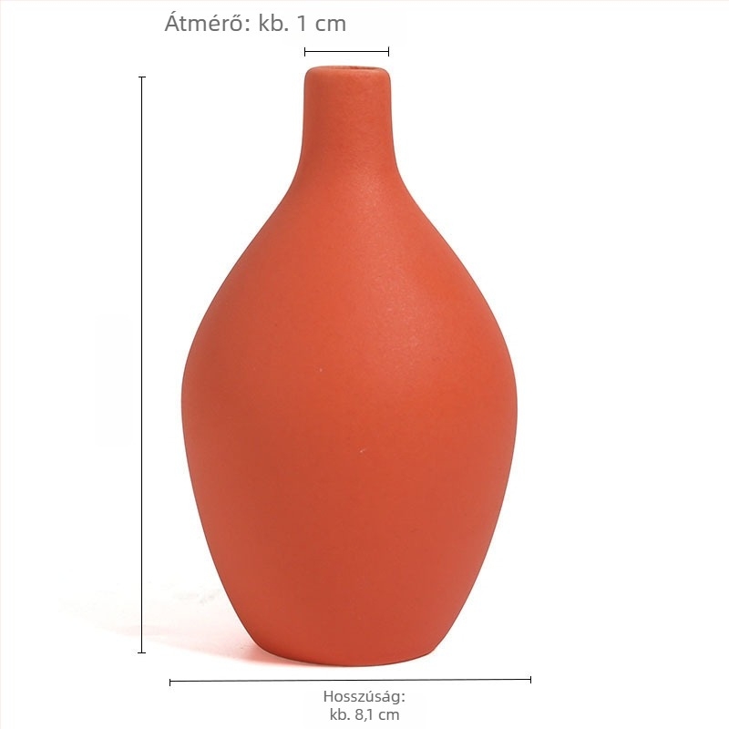 Jane Ermei Ceramics fehér porcelán váza dekoráció otthonhoz