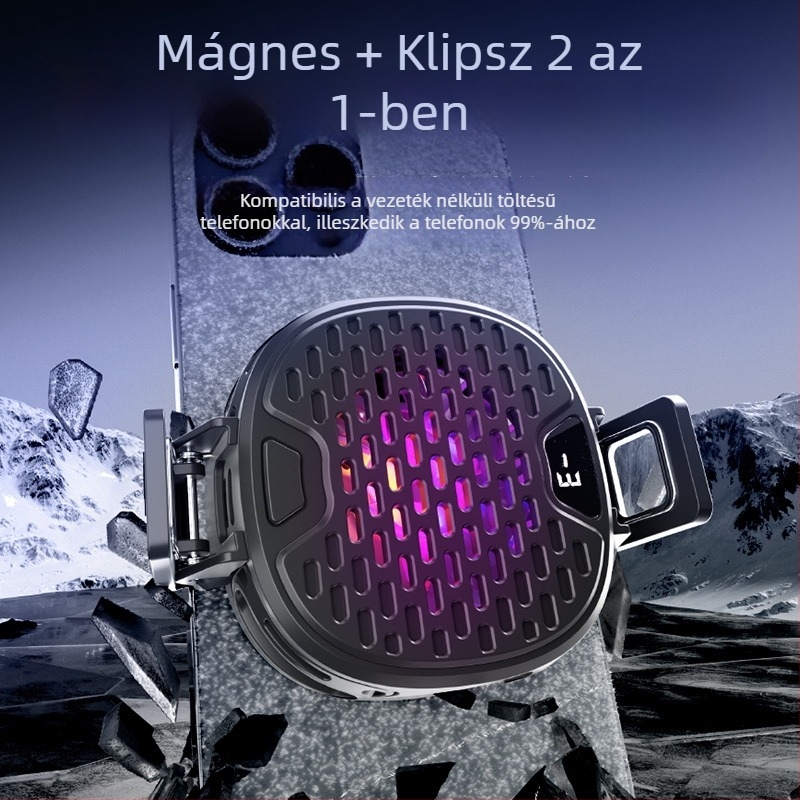 Mágneses félvezető telefonhűtő vízhűtéssel, hátsó rögzítő klipsz az overclockoláshoz