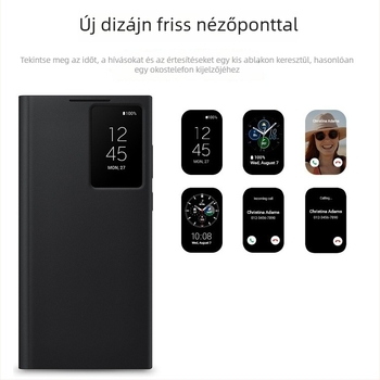 Samsung Galaxy S23 Ultra kártya-nyílásos okostok, teljes lefedés – Sleep Chip 23