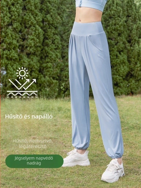 Sorabe Női Plus Size Nyári Gyorsan Száradó Nadrágok, Jég Silk Szövet, Napsugár Védelem, Légáteresztő, Szúnyogok Elleni Védelem, Kültéri Sport
