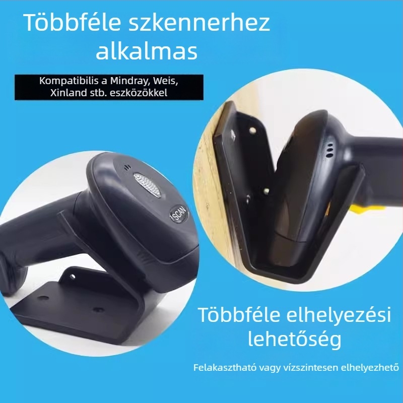 Fali tartó vonalkód olvasóhoz