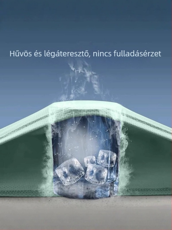 Férfi gyorsan száradó Ice Silk hálószövetes rövid ujjú póló futáshoz és edzéshez