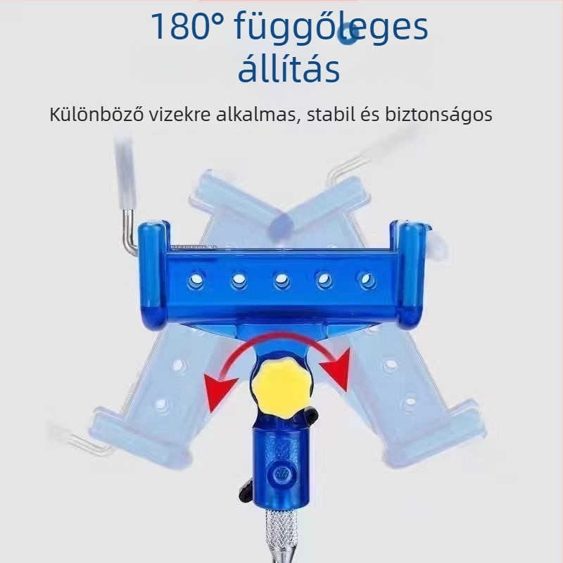 Önzáró horgászbot tartó, multifunkcionális, állítható talajállvány kézi és tengeri horgászathoz