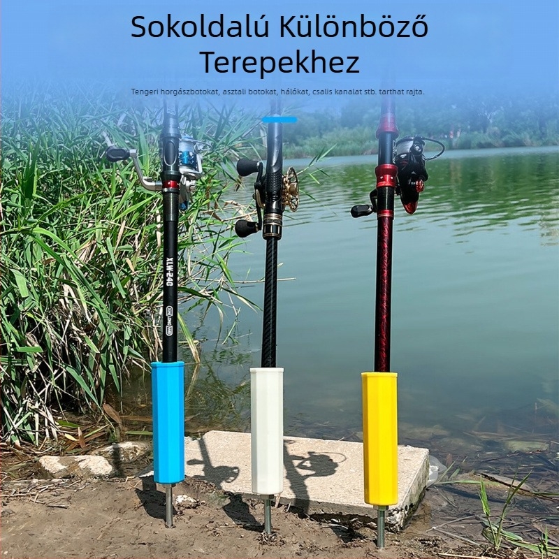 Menda tengeri horgászbot tartó földbe szúrható talppal