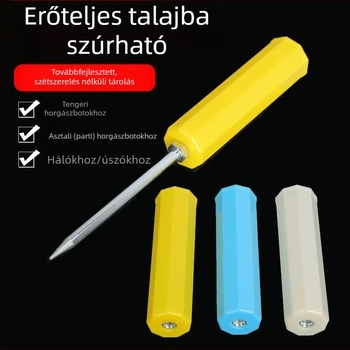 Tengeri horgászbot tartó, többfunkciós bot tartó, talajba süllyeszthető alap