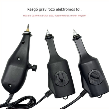 Mini elektromos gravíró toll wolfram acél hegye jáde- és kőfaragáshoz, állítható sebesség, ékszer DIY