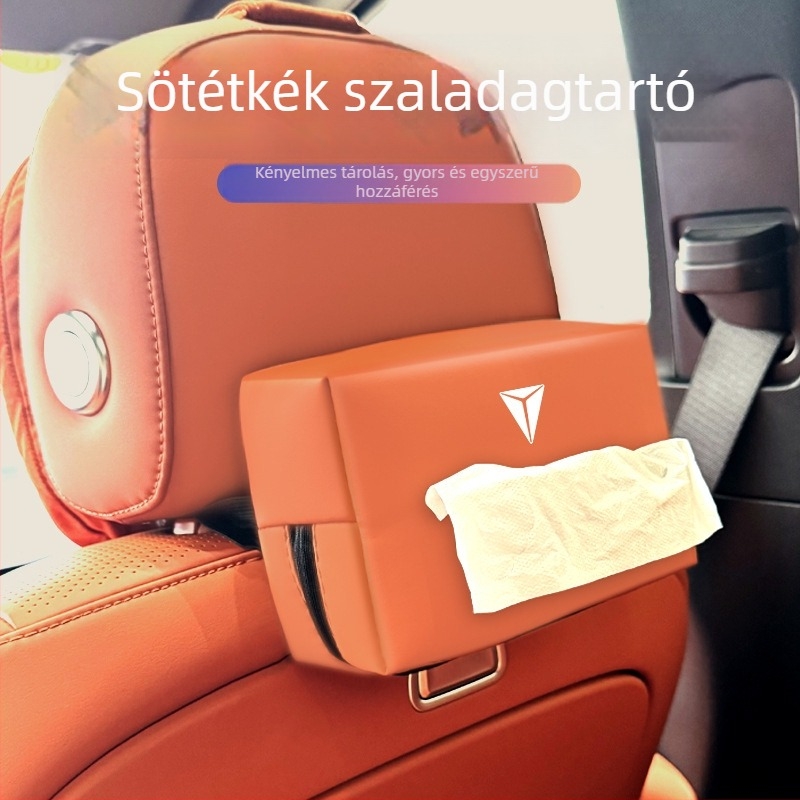 S7-es autóhoz készült, akasztós zsebkendő- és papírtartó