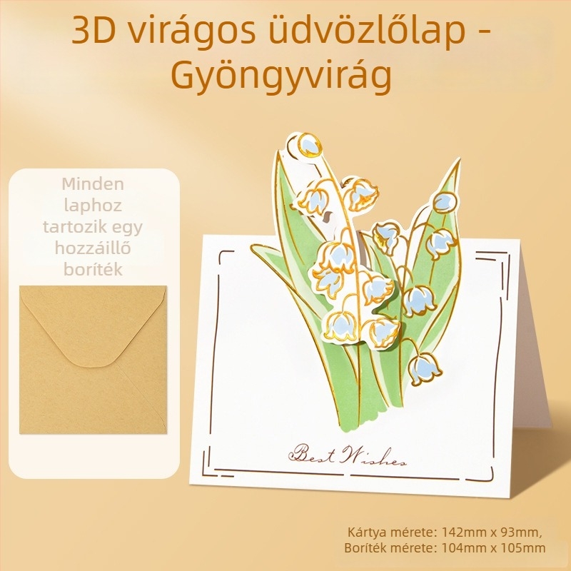 3D napraforgó díszű üdvözlőkártya Tanári Napra, kézzel készített DIY virágcsokor óvodai tanárnak
