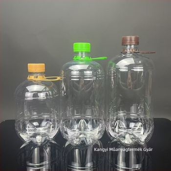 38 kaliberű PET sörösüveg 1 L, 1,5 L és 2,5 L kapacitással, vastag falú