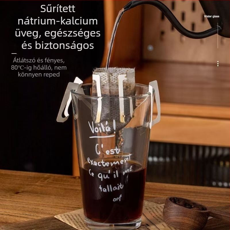 Személyre szabott üveg pohár fedővel és szívóval, Instagram-stílusú betűkkel, kávés pohár hideg italokhoz, átlátszó
