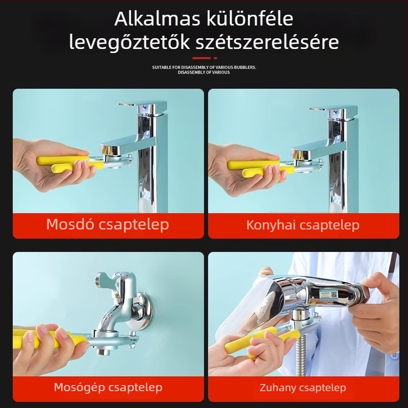 Konyhai aerátor kulcs – univerzális eszköz a szűrőháló eltávolításához