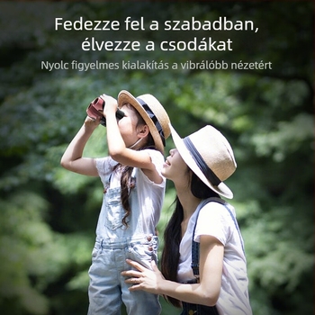 Leaysoo 10x22 Rózsaszín Gyerekeknek Hordozható Mini Binokuláris