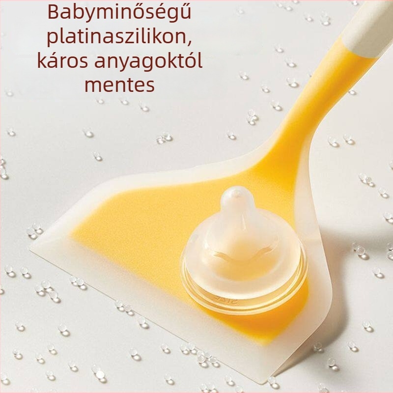 Szilikon spatula sütéshez, magas hőmérséklet-ellenálló, palacsinta és tamagoyaki spatula, tapadásmentes, élelmiszer-minőségű