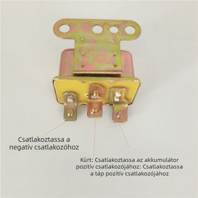 12V/24V kürtrelé autókhoz, teherautókhoz, építőipari járművekhez és motorkerékpárokhoz — csiga alakú kürtrelé