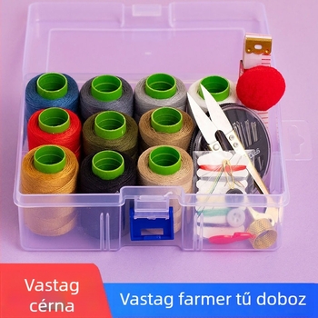 Vastag kézi varrófonal farmerhez, kiváló minőségű otthoni varrókészlet, 203-as vastagságú fonal