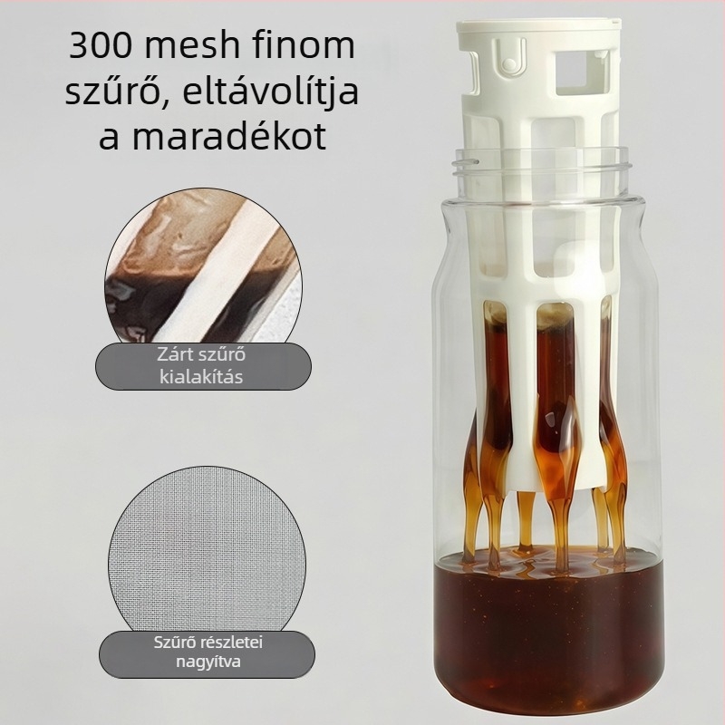 Tritan hideg főzet kávé és gyümölcs tea pohár, utazó víz palack, tea-víz szétválasztó pohár, élelmiszer-minőség