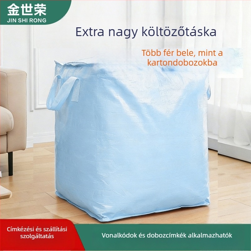 Kubus alakú költöző és tároló táska, nagy kapacitású paplanokhoz és ruhákhoz