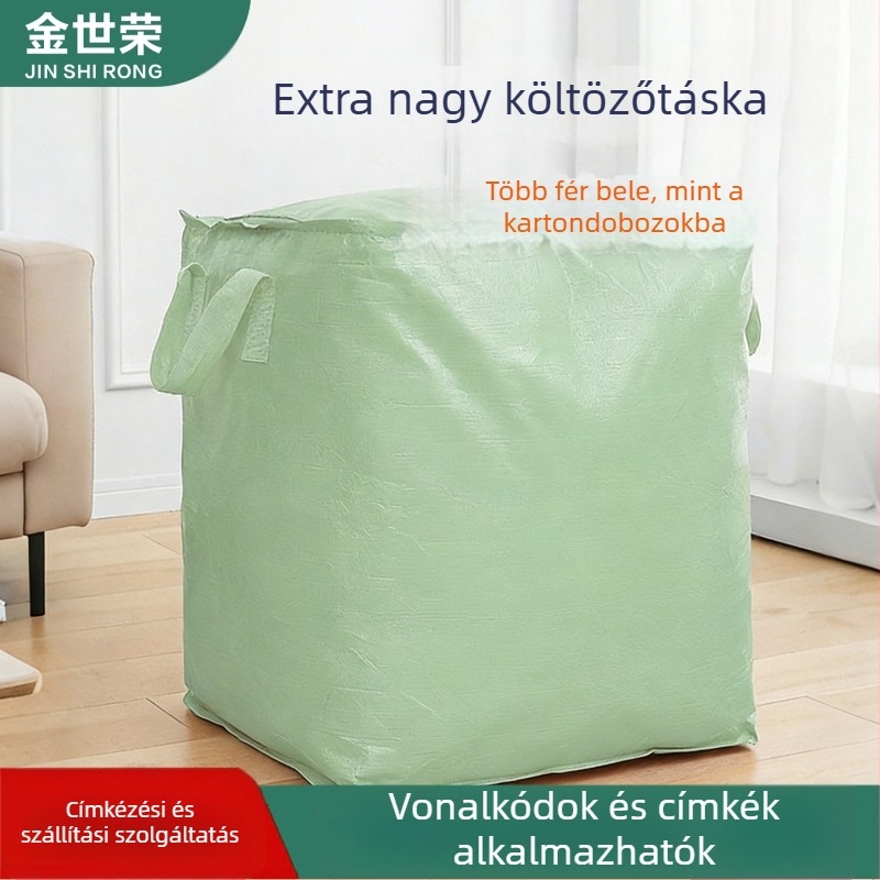 Kubus alakú költöző és tároló táska, nagy kapacitású paplanokhoz és ruhákhoz