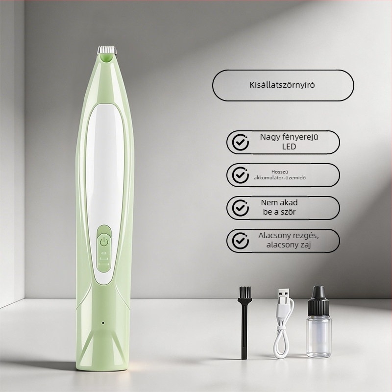 Elektronikus mancs-szőr vágó kutyáknak és macskáknak, talppárna szőrének trimming eszköze, gubancmentes hajvágás