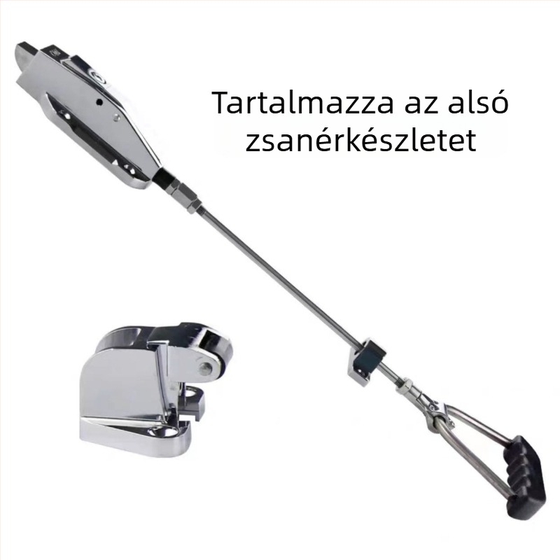 BX-1178 Kétajtós zár rozsdamentes acél fogantyúval, acélajtókhoz