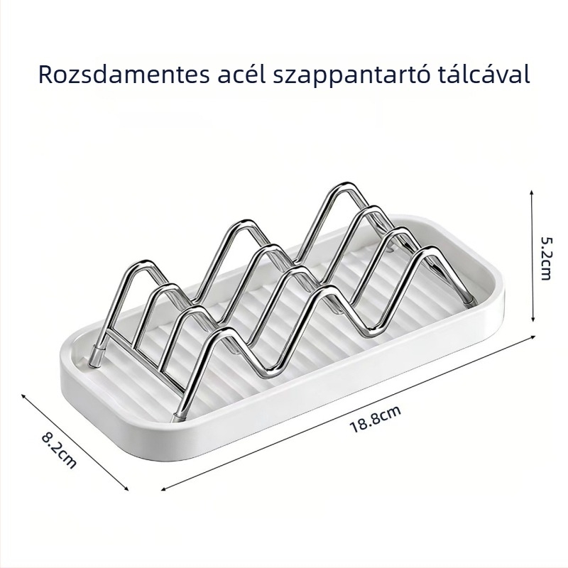Erősített rozsdamentes acél edényfedő tartó – többfunkciós asztali tároló vágódeszkákhoz, kanálokhoz és spatulákhoz