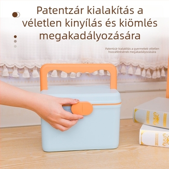 Családi használatú nagy kapacitású többszintes gyógyszeres doboz sürgősségi orvosi tároláshoz
