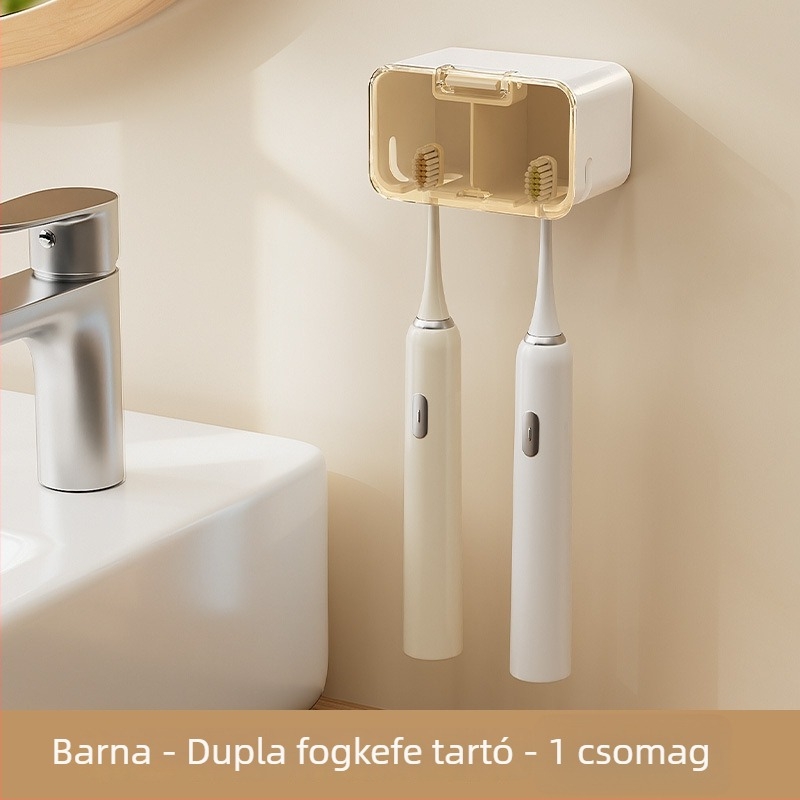 Porálló falra szerelhető elektromos fogkefetartó, fürdőszobában, fúrás nélkül, fogászati tároló