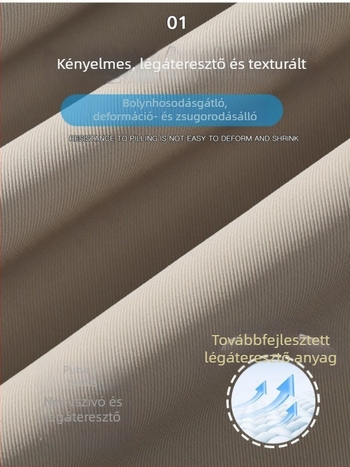 Danbaoni Nyári Ice Silk szabad esésű, egyenes szabású, széles nadrág férfiaknak