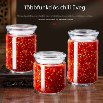 Zárható üveg tárolóedény savanyúságokhoz