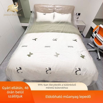 Egyszer használatos porvédő huzat kanapéra és ágyra, elasztikus pánttal, teljes lefedettség, porvédő fólia