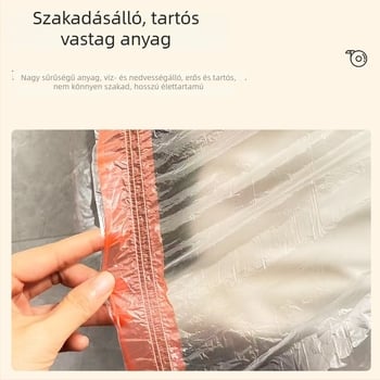 Egyszer használatos porvédő huzat kanapéra és ágyra, elasztikus pánttal, teljes lefedettség, porvédő fólia