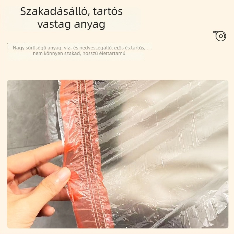 Egyszer használatos porvédő huzat kanapéra és ágyra, elasztikus pánttal, teljes lefedettség, porvédő fólia