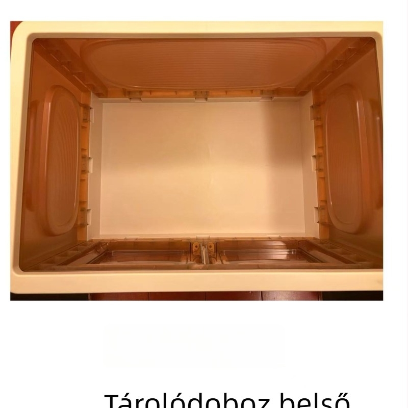 Extra nagy, egyetlen rétegű műanyag ruhásszekrény tároló doboz, összecsukható, nagy kapacitású