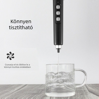 Kézi USB-töltésű elektromos mixer — mini tojáskeverő, tejhabosító és sütésre